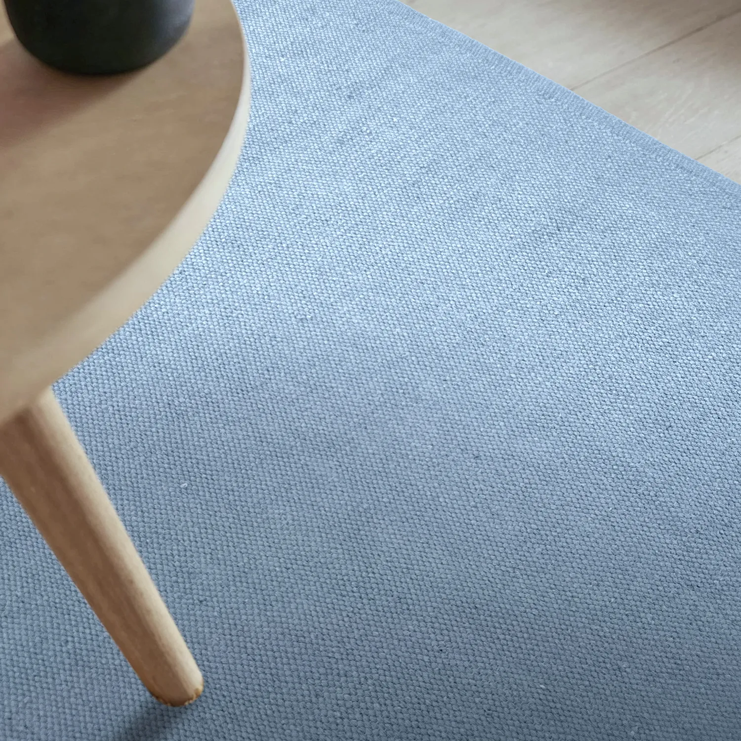 Baumwollteppich - Rigolet (hellblau)