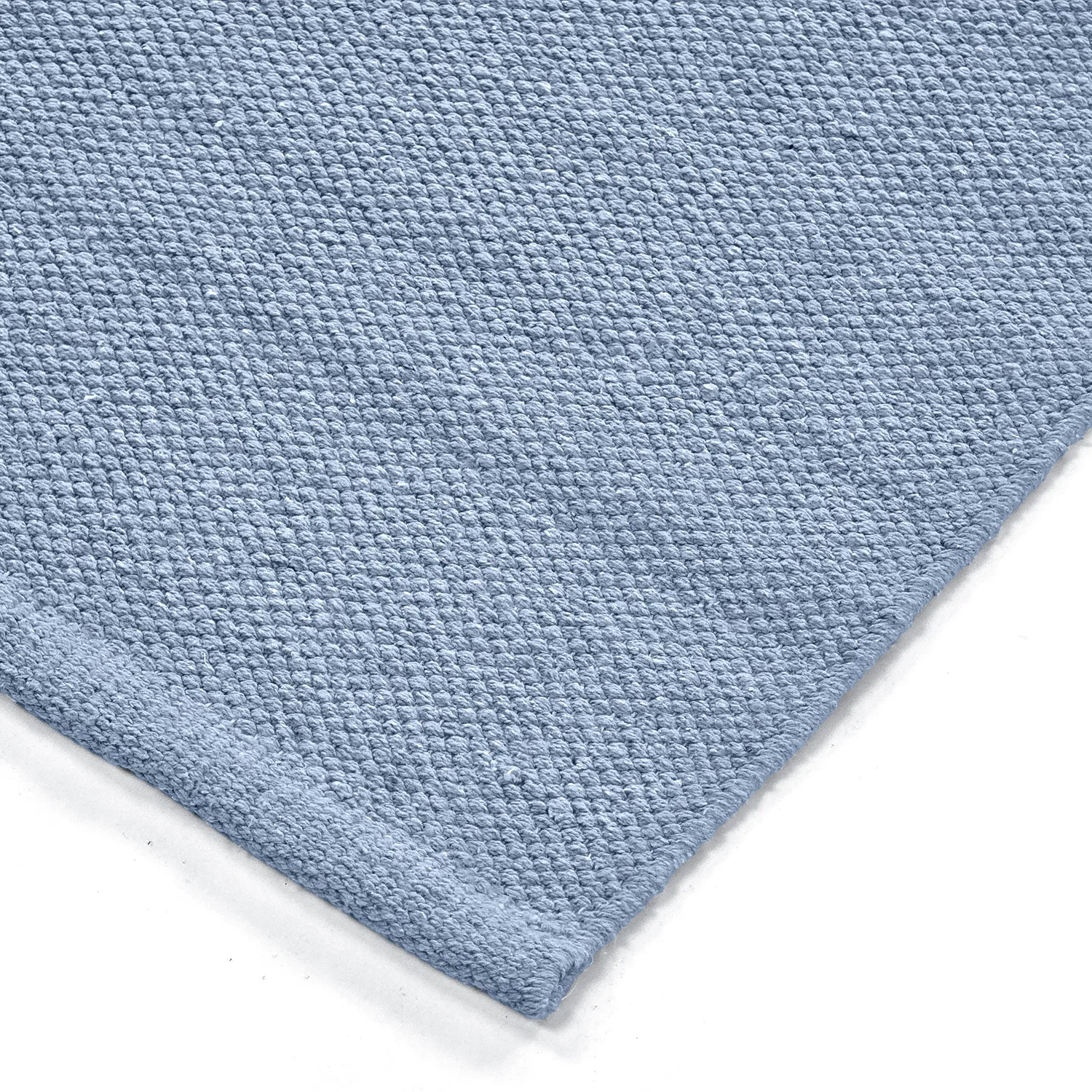 Baumwollteppich - Rigolet (hellblau)