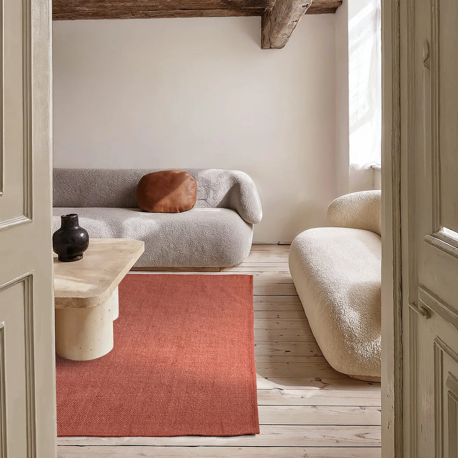 Baumwollteppich - Rigolet (terrakotta)