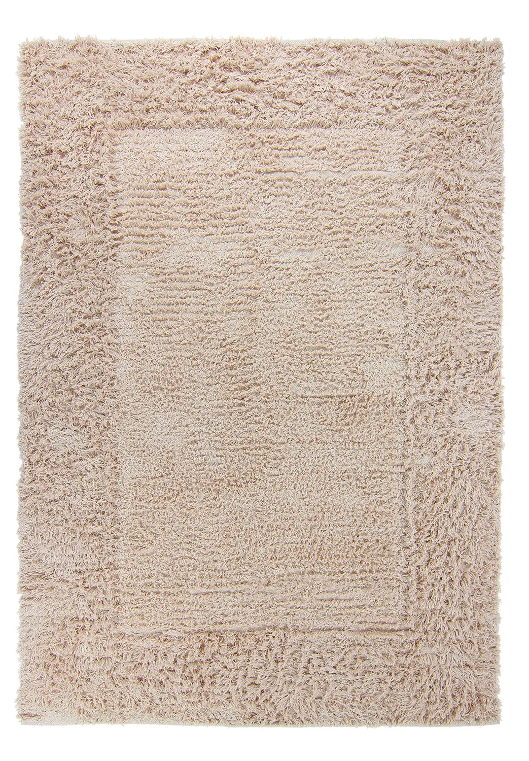 Hochflorteppiche - Aline Natural Cotton Shaggy (beige)