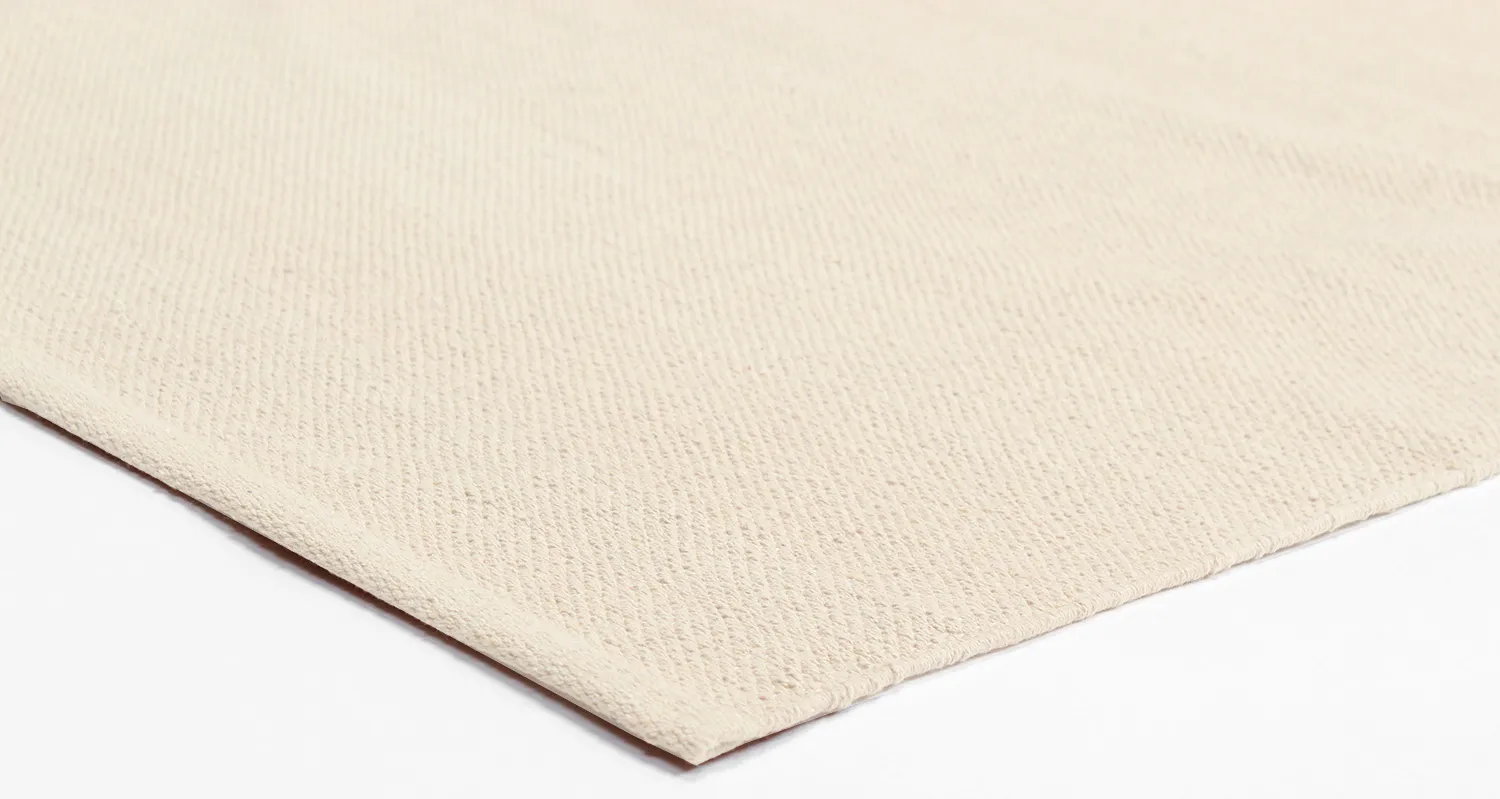 Tapis en coton - Billie (blanc)