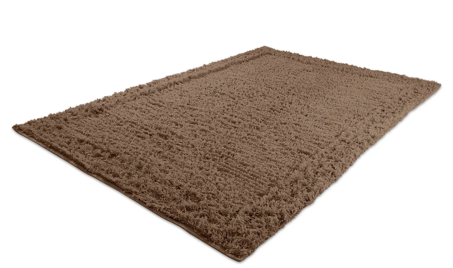 Hochflorteppiche - Bonnie Natural Cotton Shaggy (braun)