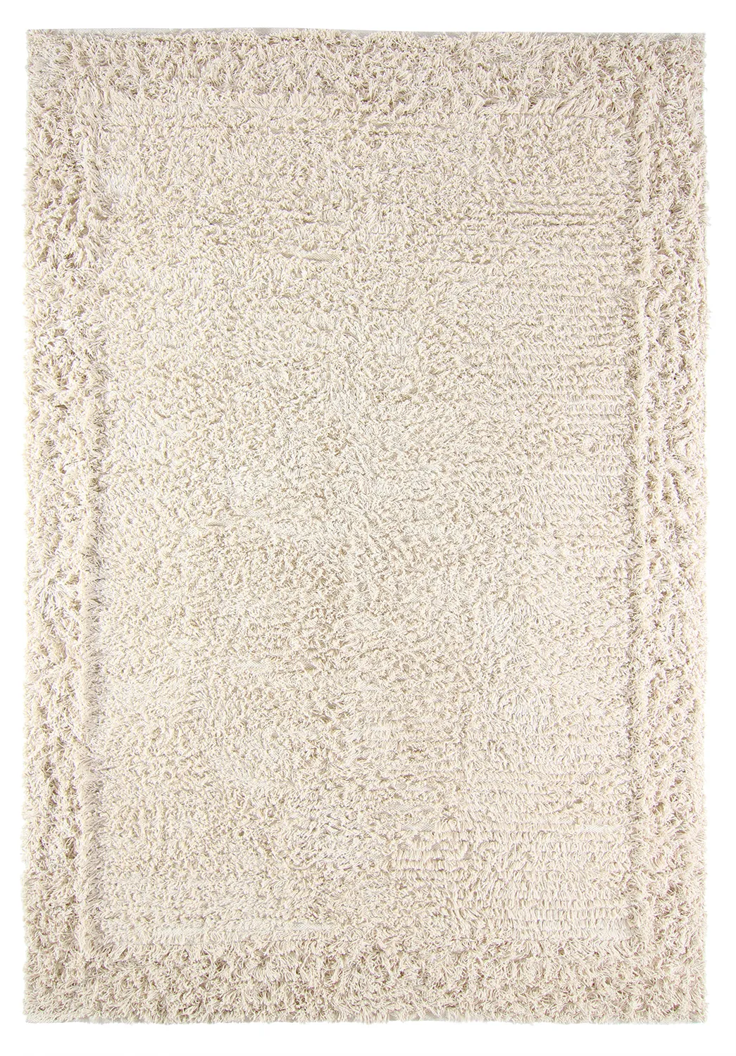 Tapis à poils longs - Bonnie Natural Cotton Shaggy (naturel)