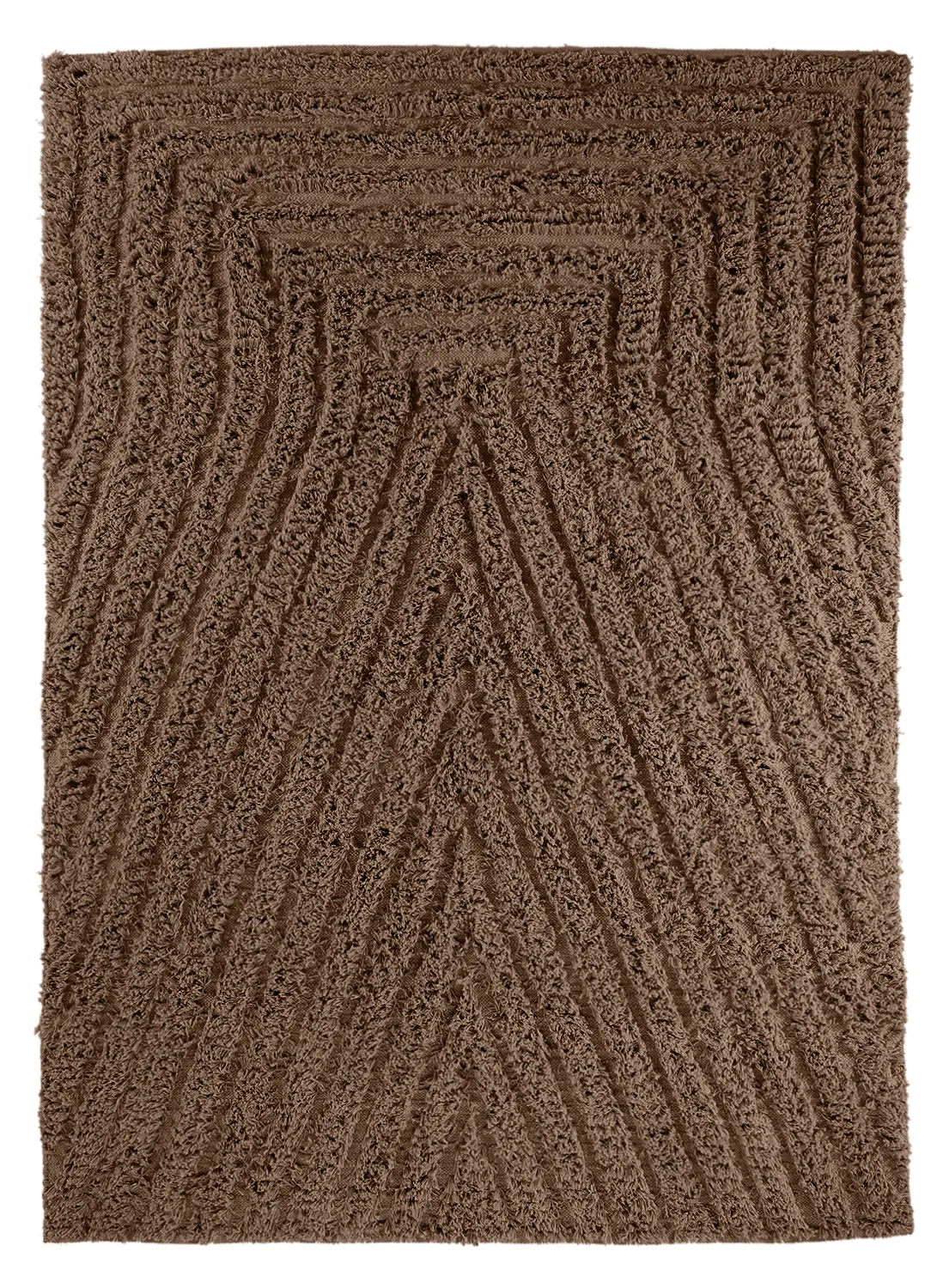 Hochflorteppiche - Kendra Natural Cotton Shaggy (braun)