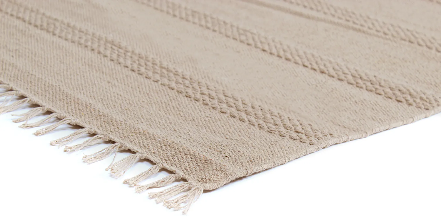 Baumwollteppich - Lilje (braun)