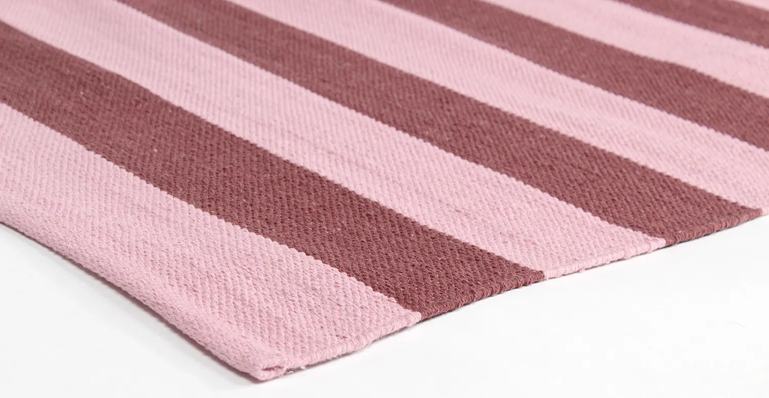 Tapis en coton - Nilo (rose)