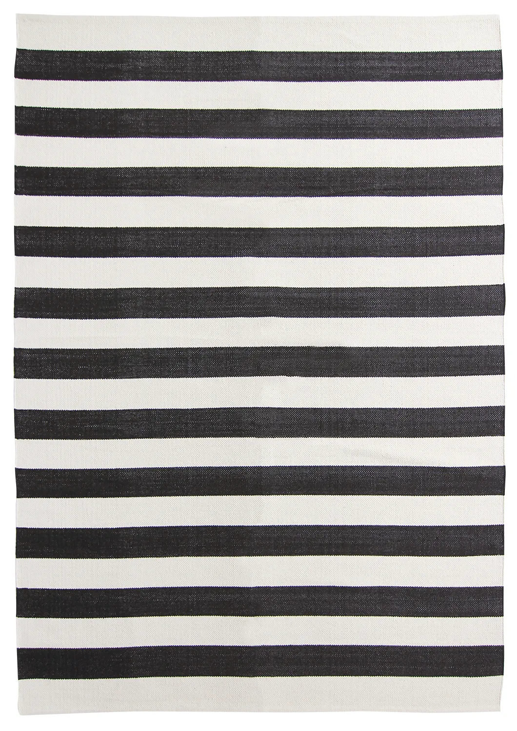 Tapis en coton - Nilo (noir/blanc)