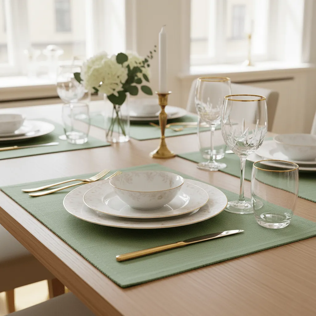 Set de table - 2 unités Niva (vert clair)
