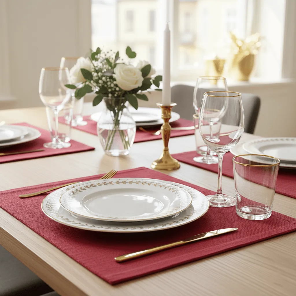 Set de table - 2 unités Niva (bordeaux)