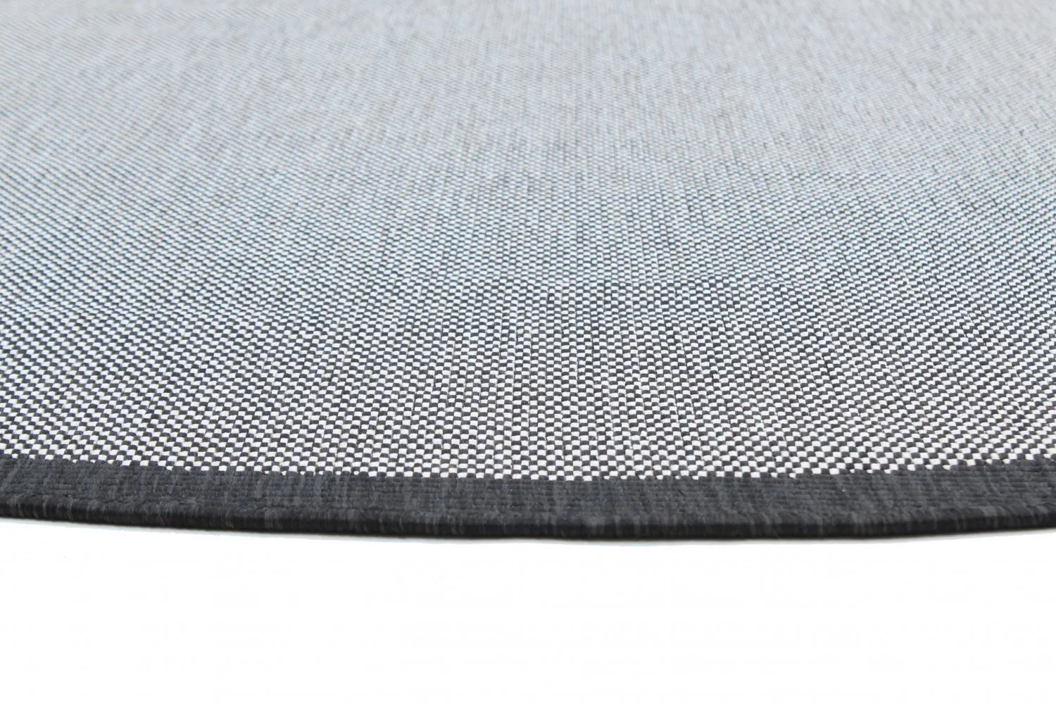 Rund Teppich - Sortelha (schwarz)