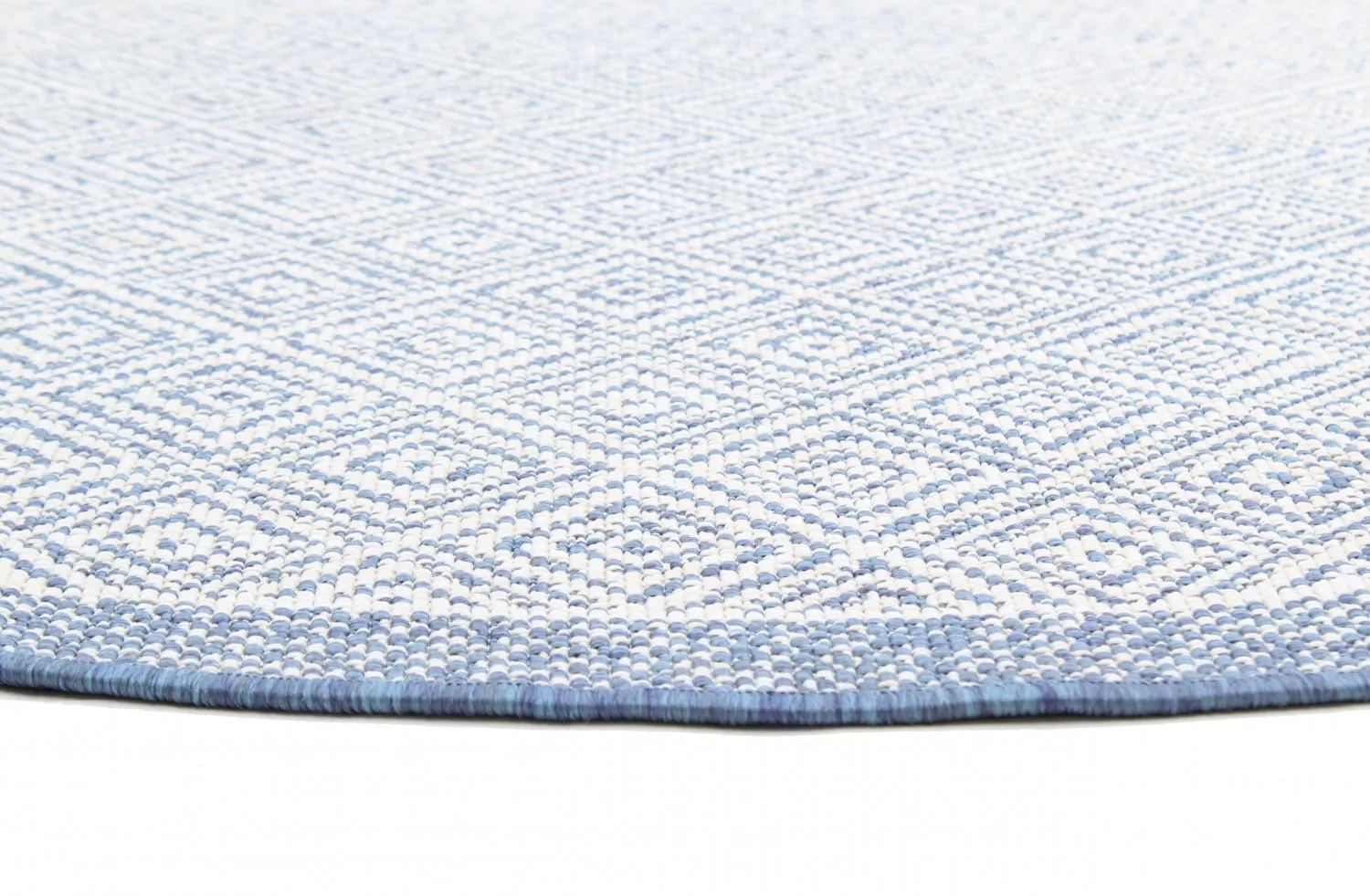 Rund Teppich - Monsaraz (blau)