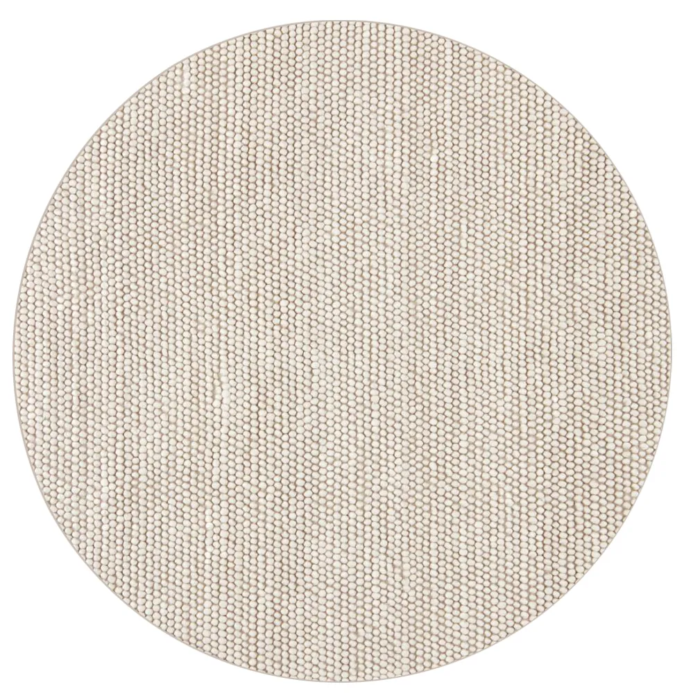 Runde Teppiche - Avafors Wool Bubble (beige)