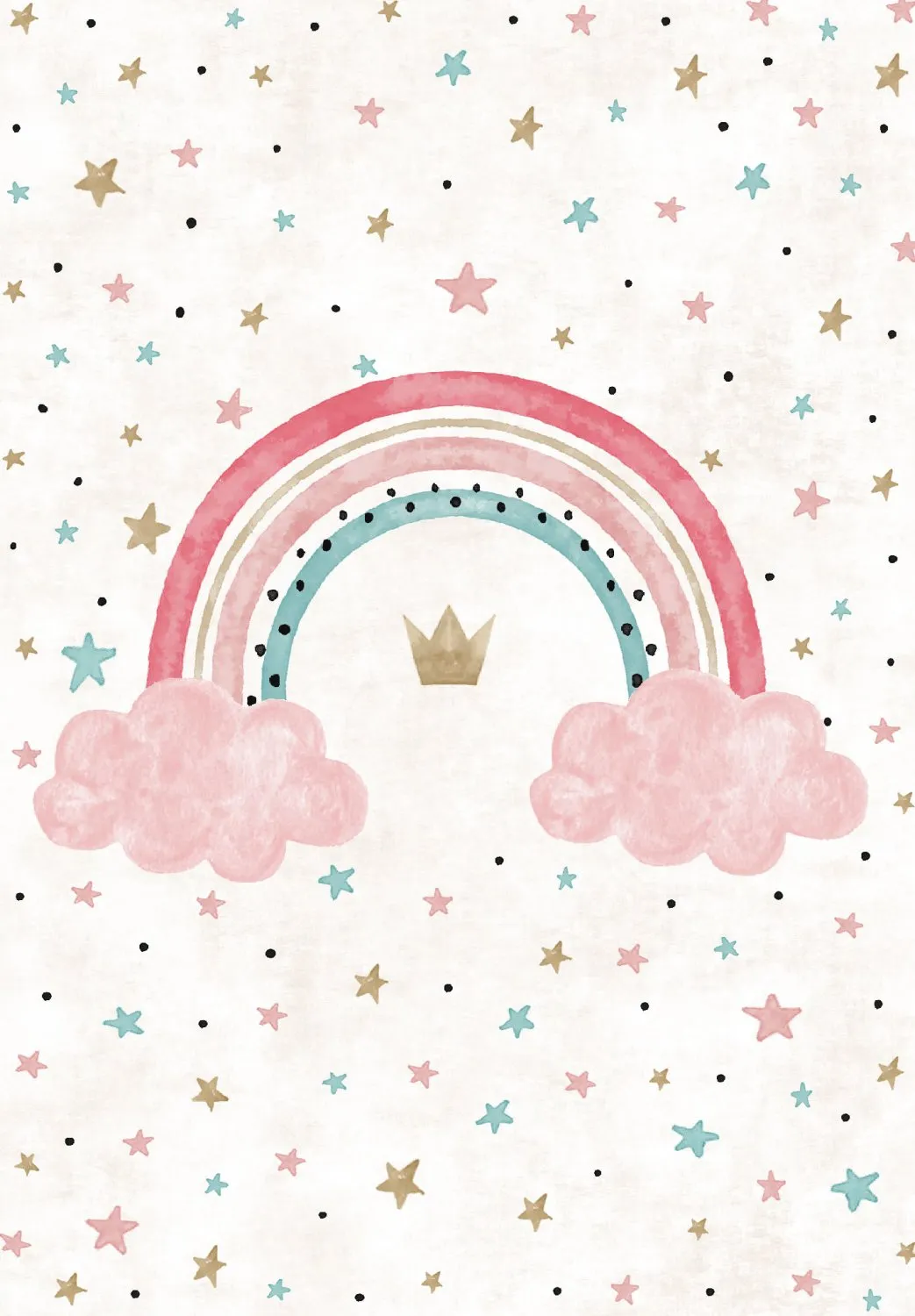 Kinderteppich - Rainbow (multi)