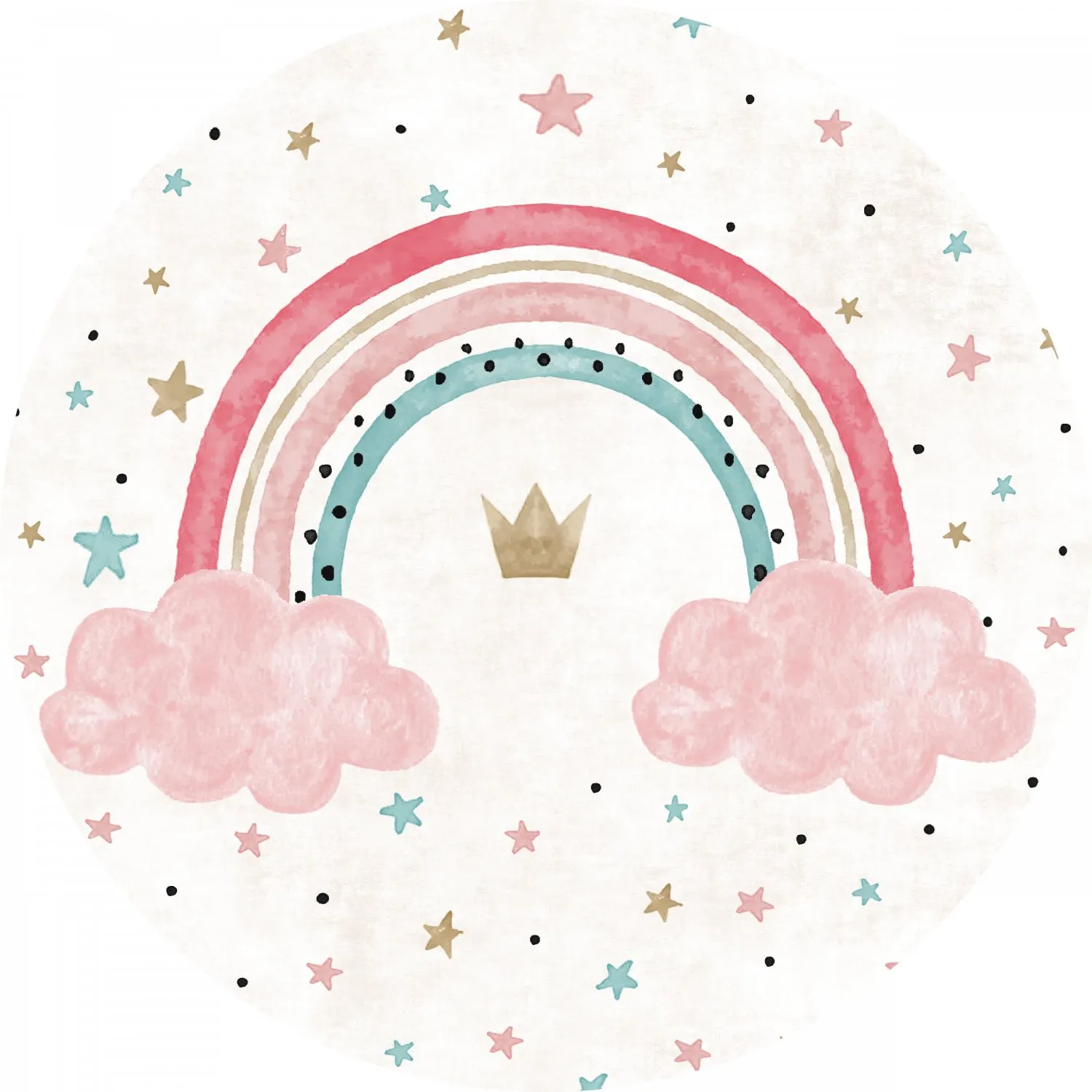 Runde Teppiche - Rainbow (multi)