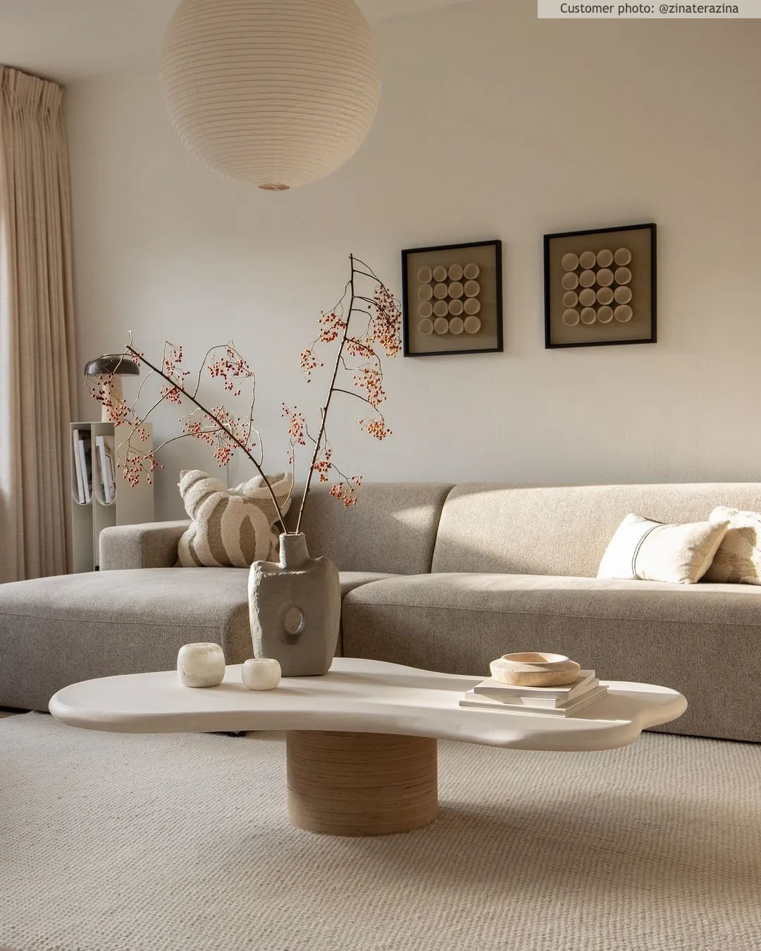 Runde Teppiche - Coastal (cream)