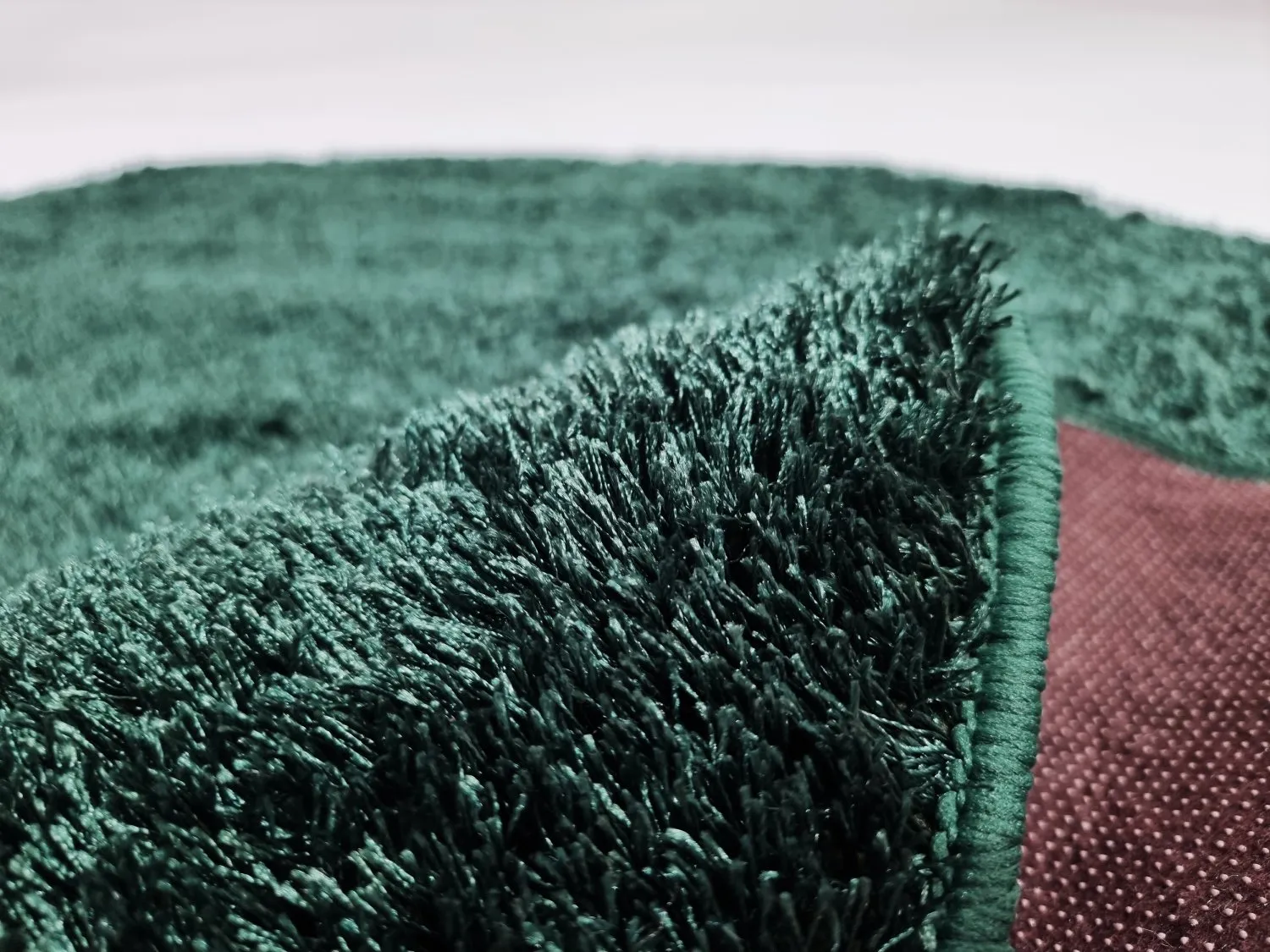 Tapis ronds - Cosy (vert foncé)