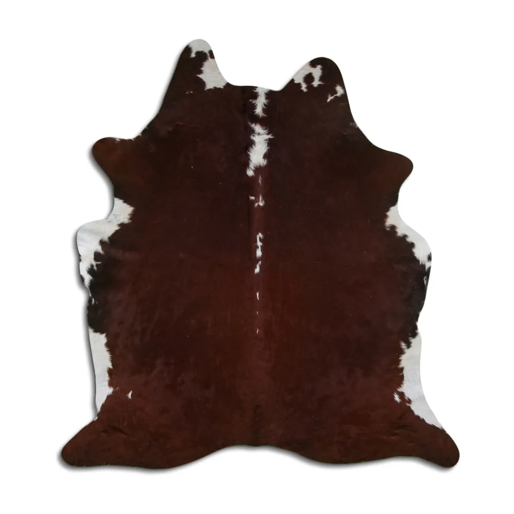 Peau de vache - Marron et Blanc 125