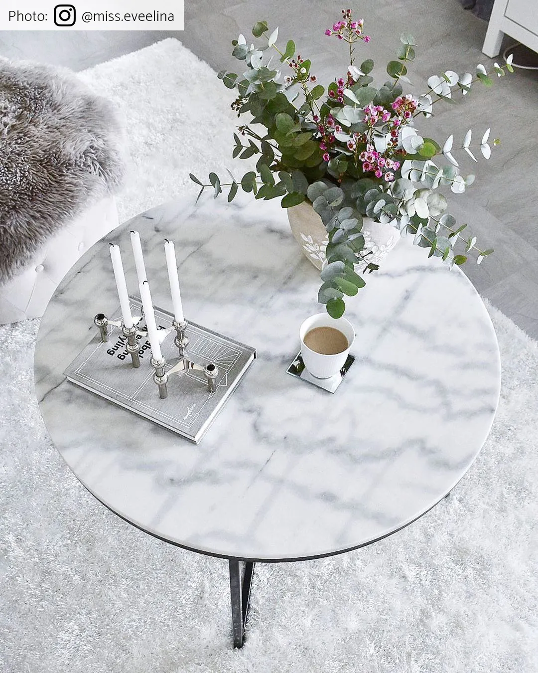 Runde Teppiche - Cosy (weiß)