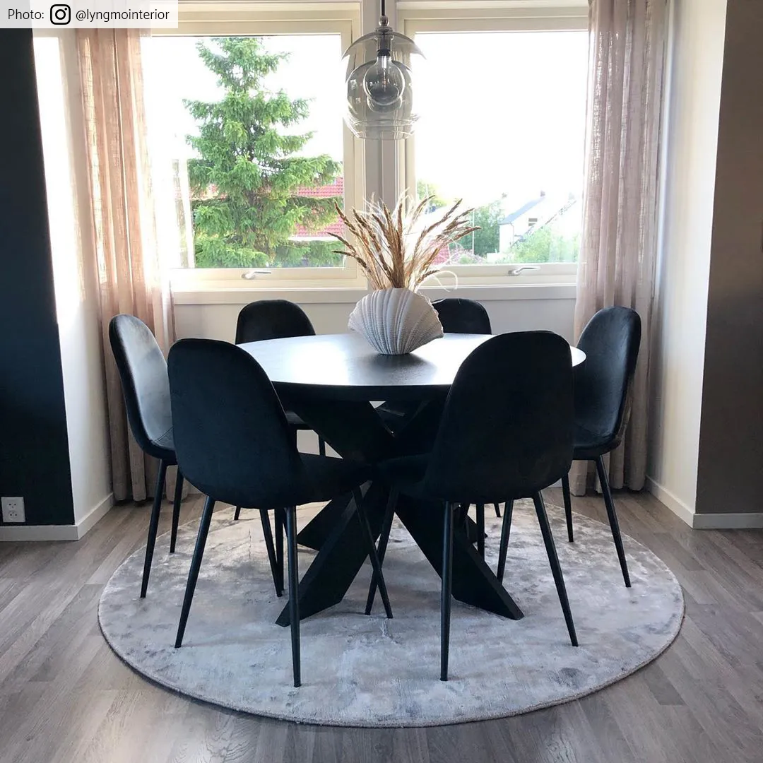 Rund Teppich - Jodhpur Special Luxury Edition Viskose (hellgrau/beige)