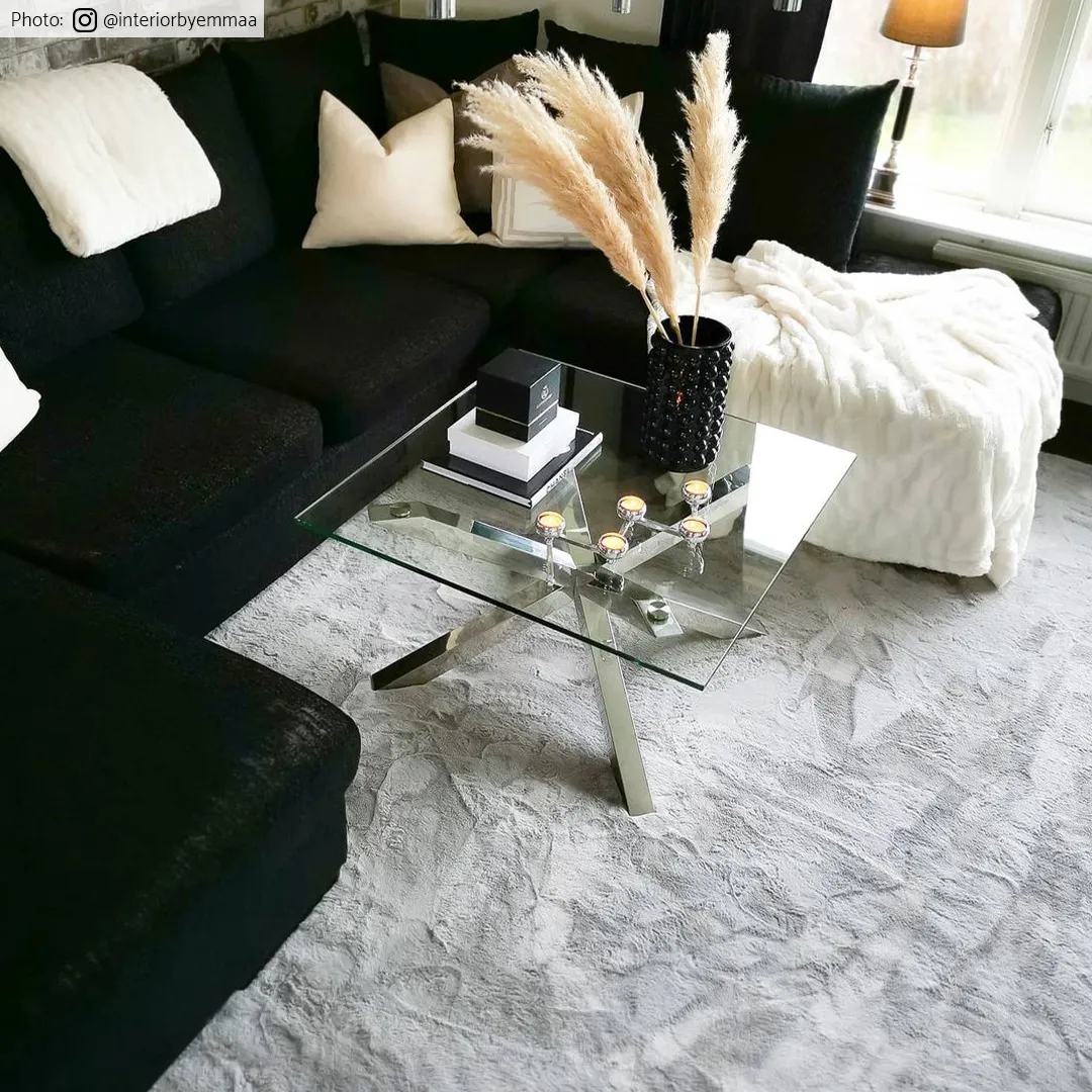 Hochflorteppiche - Aranga Super Soft Fur (grau)