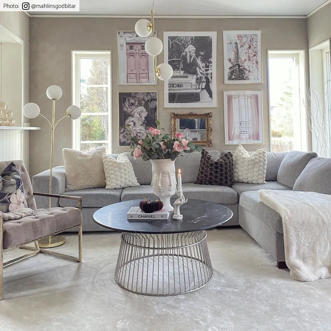 Wilton-Teppich - Art Silk (hellgrau/beige)