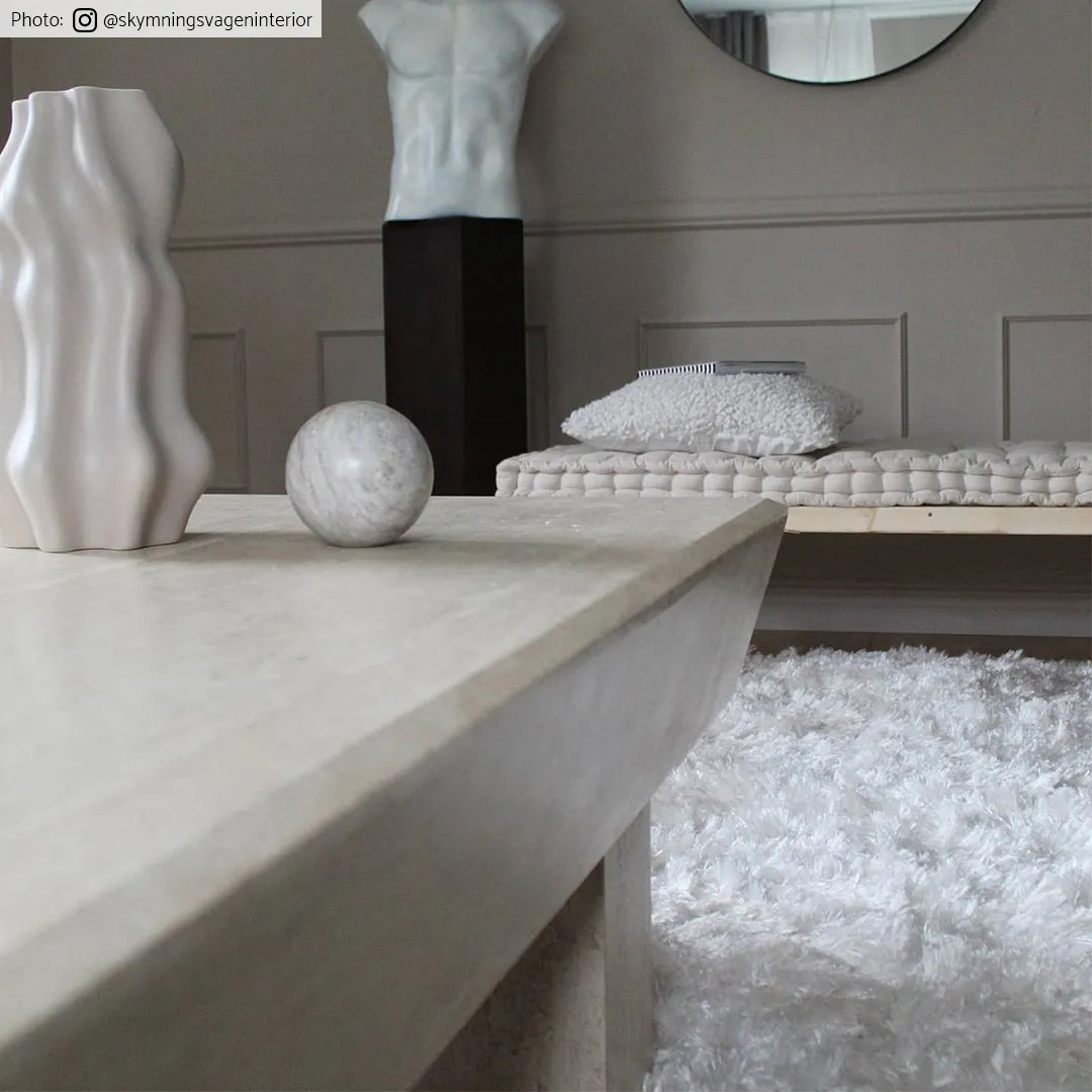 Hochflorteppiche - Janjira (weiß)