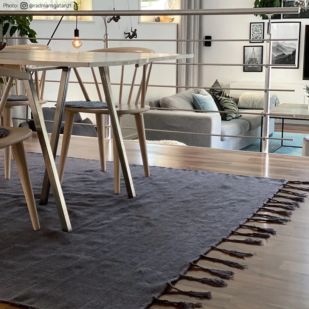 Wollteppich - Malana (anthrazit)