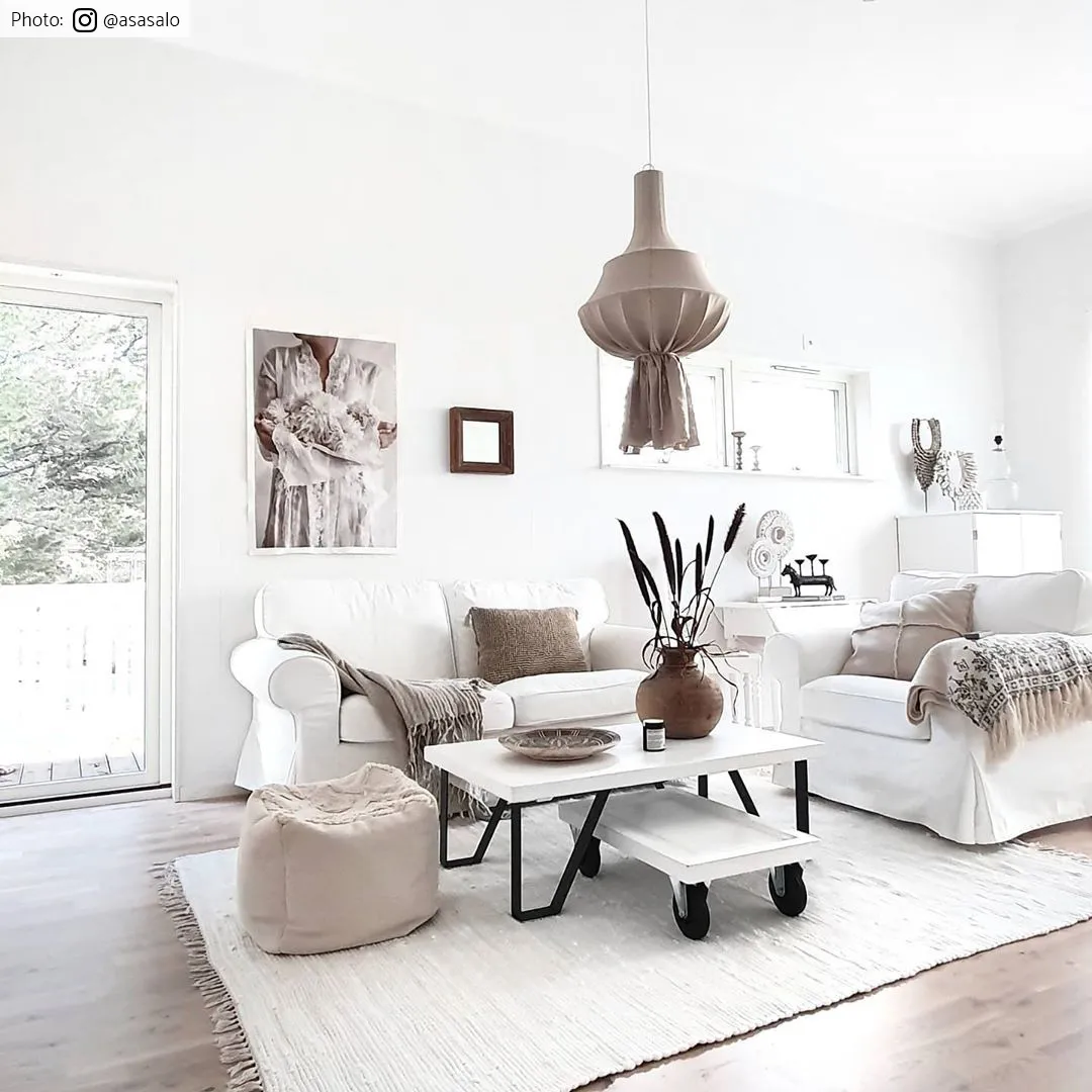 Flickenteppich - Silje (weiß)