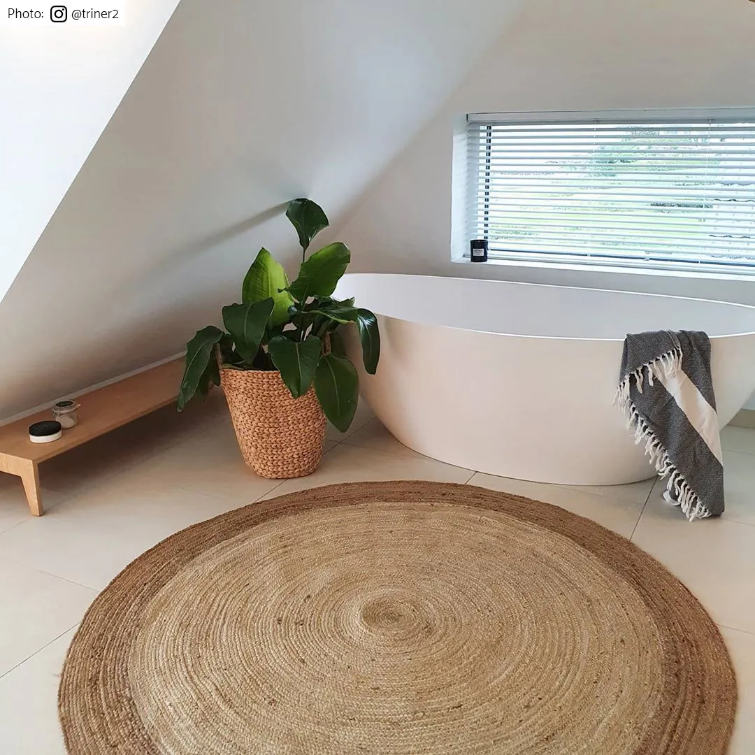 Runde Teppiche - Wokha (jute)