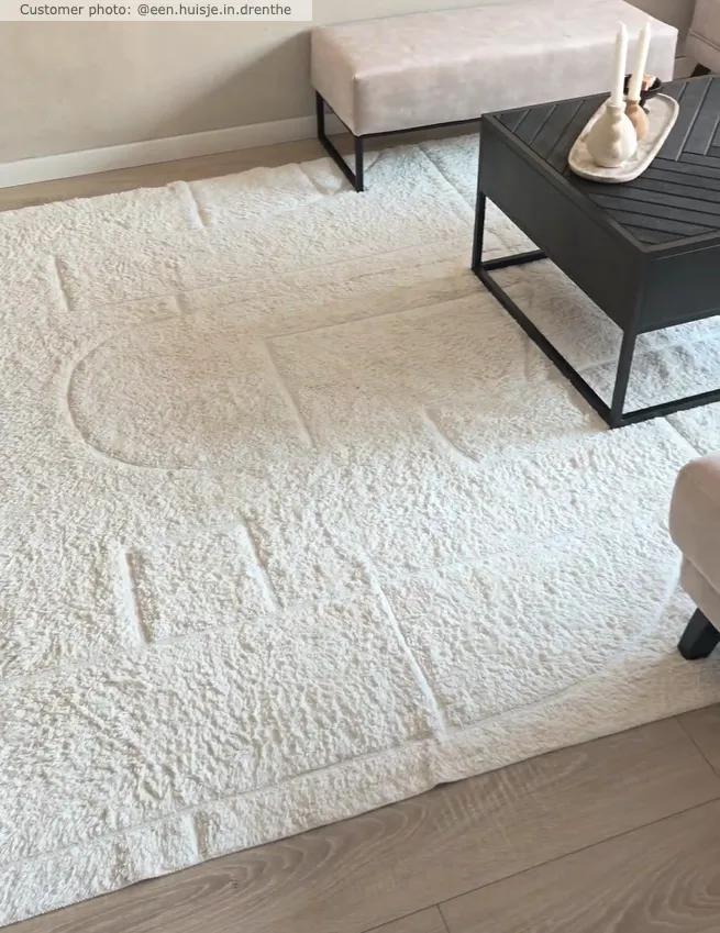 Hochflorteppiche - Cremona Natural Cotton Shaggy (offwhite)