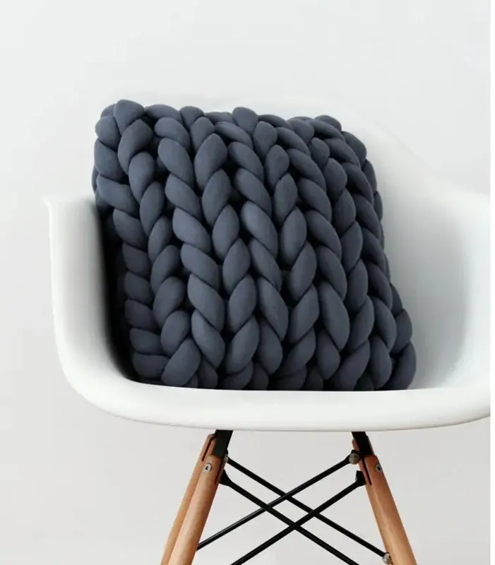 Coussins - Braid (gris)