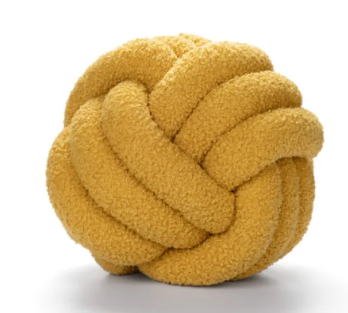 Coussins - Knot (jaune)
