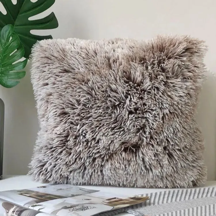 Housse de coussin - Fuzzy (greige)