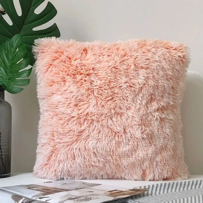 Kissenbezug - Fuzzy (lachs)