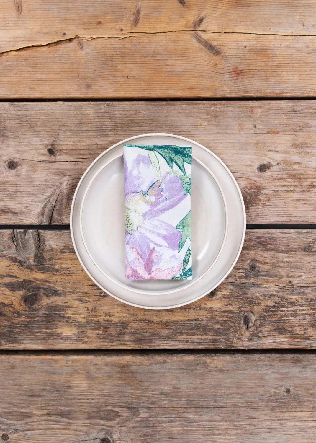 Serviettes de table en tissu - lot de 4 Cutie (violet)