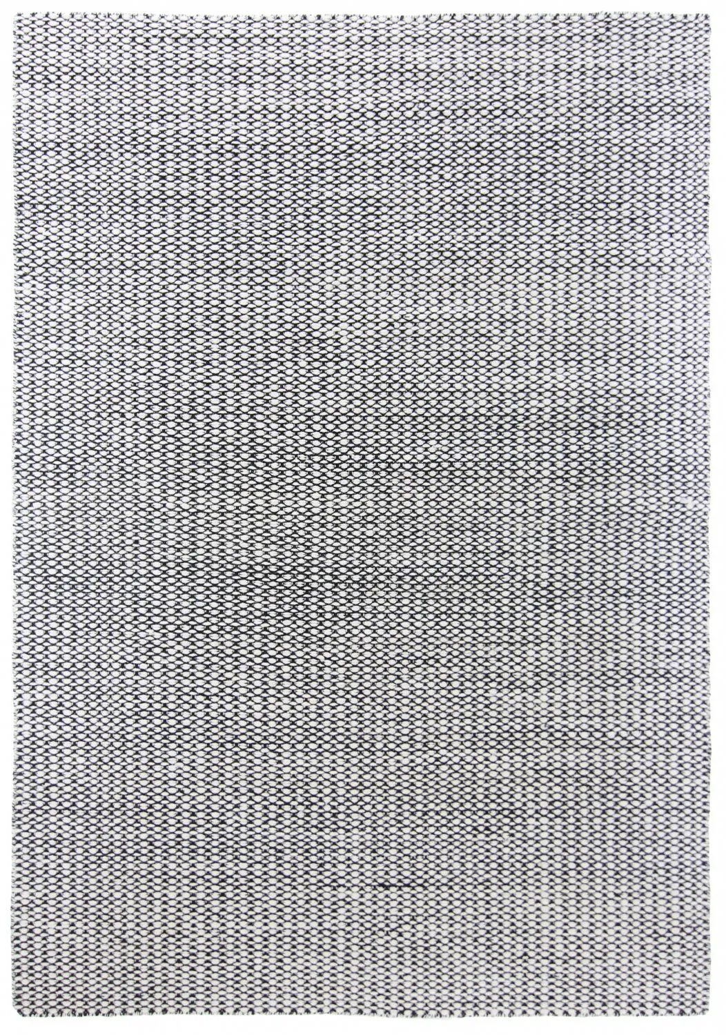 Wollteppich - Delly (schwarz/weiß)