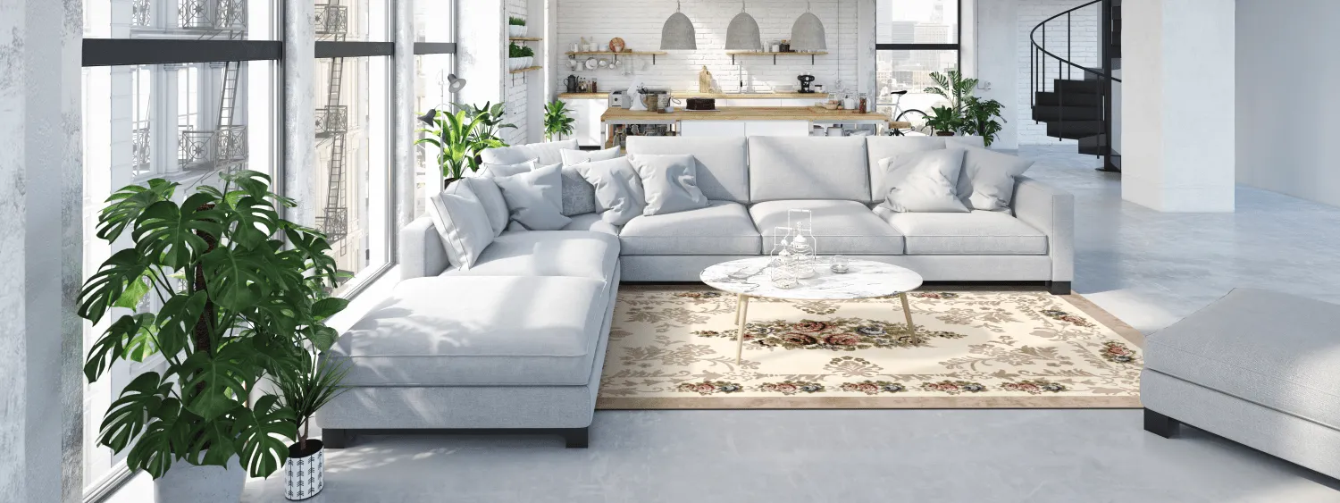 Wilton-Teppich - Delpha (beige/bunt)