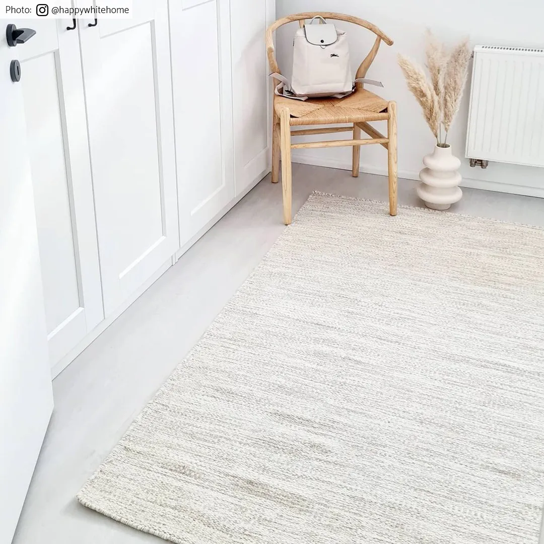 Wollteppich - Dhurry (natur)