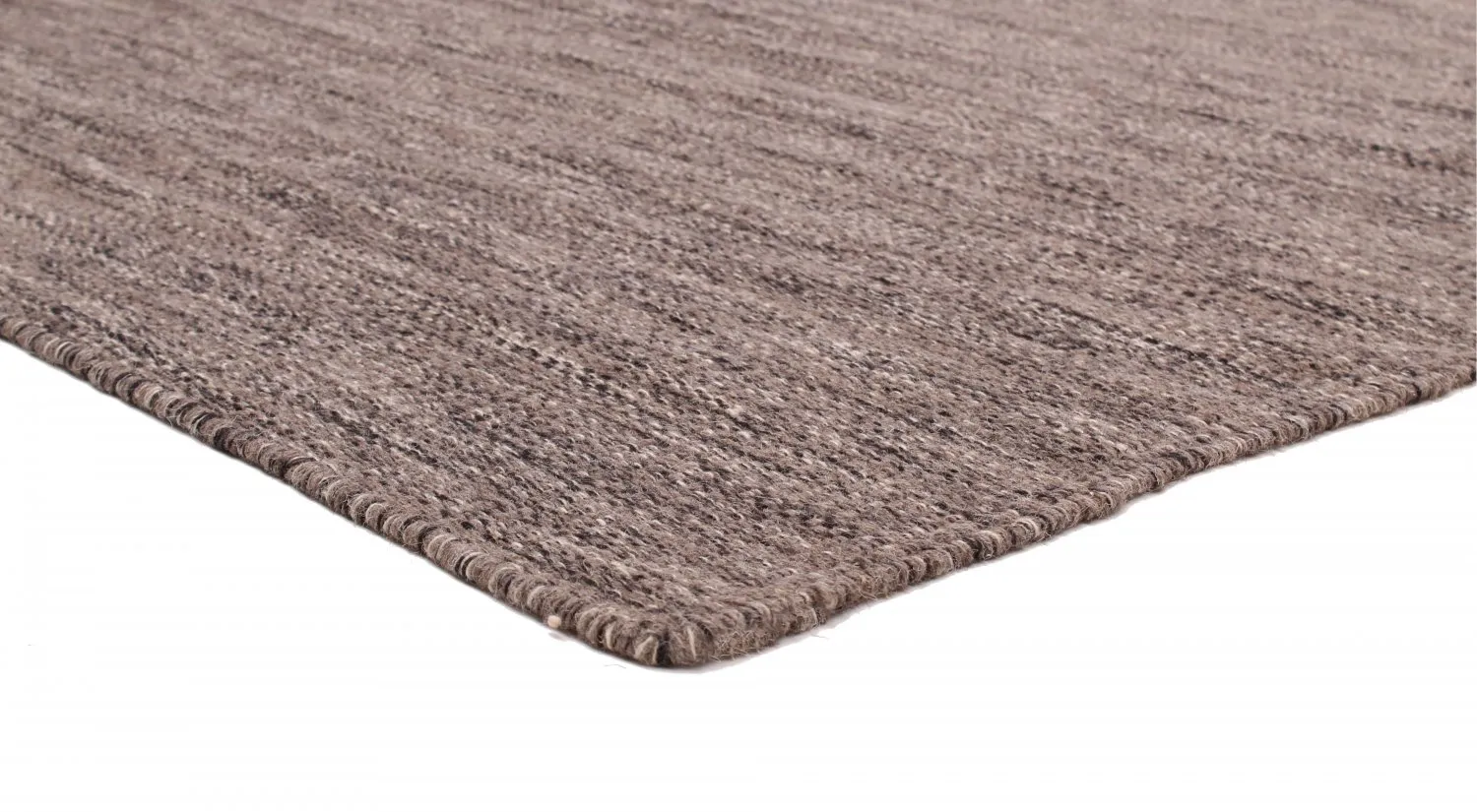 Wollteppich - Dhurry (anthrazit)