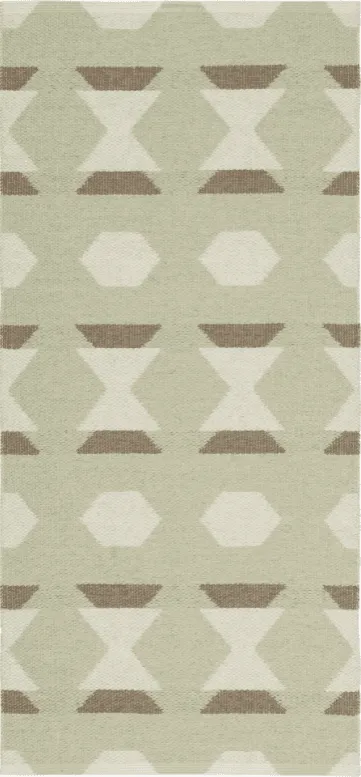 Kunststoffteppiche - Der Horred-Teppich Disa (grün)