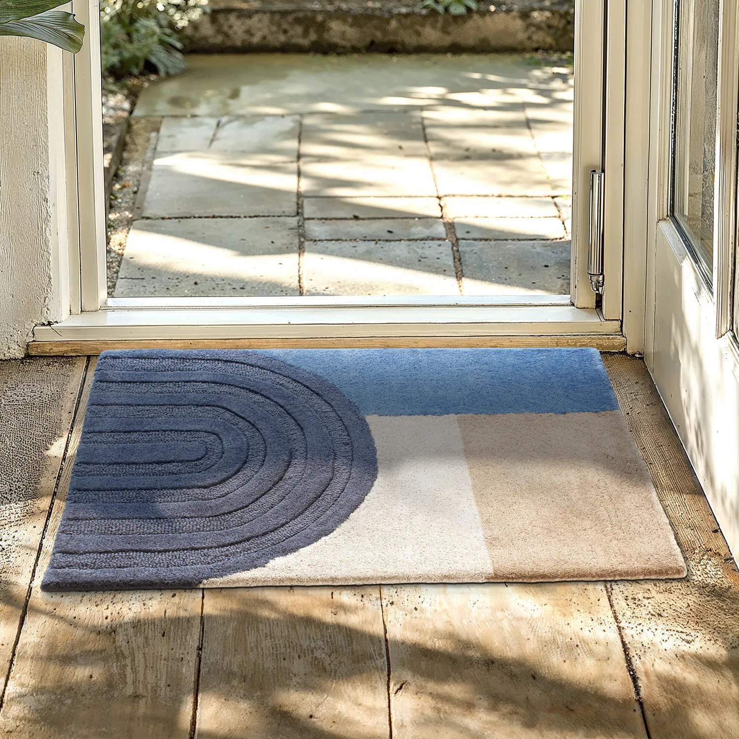 Tapis d’entrée - Anila (bleu/multi)