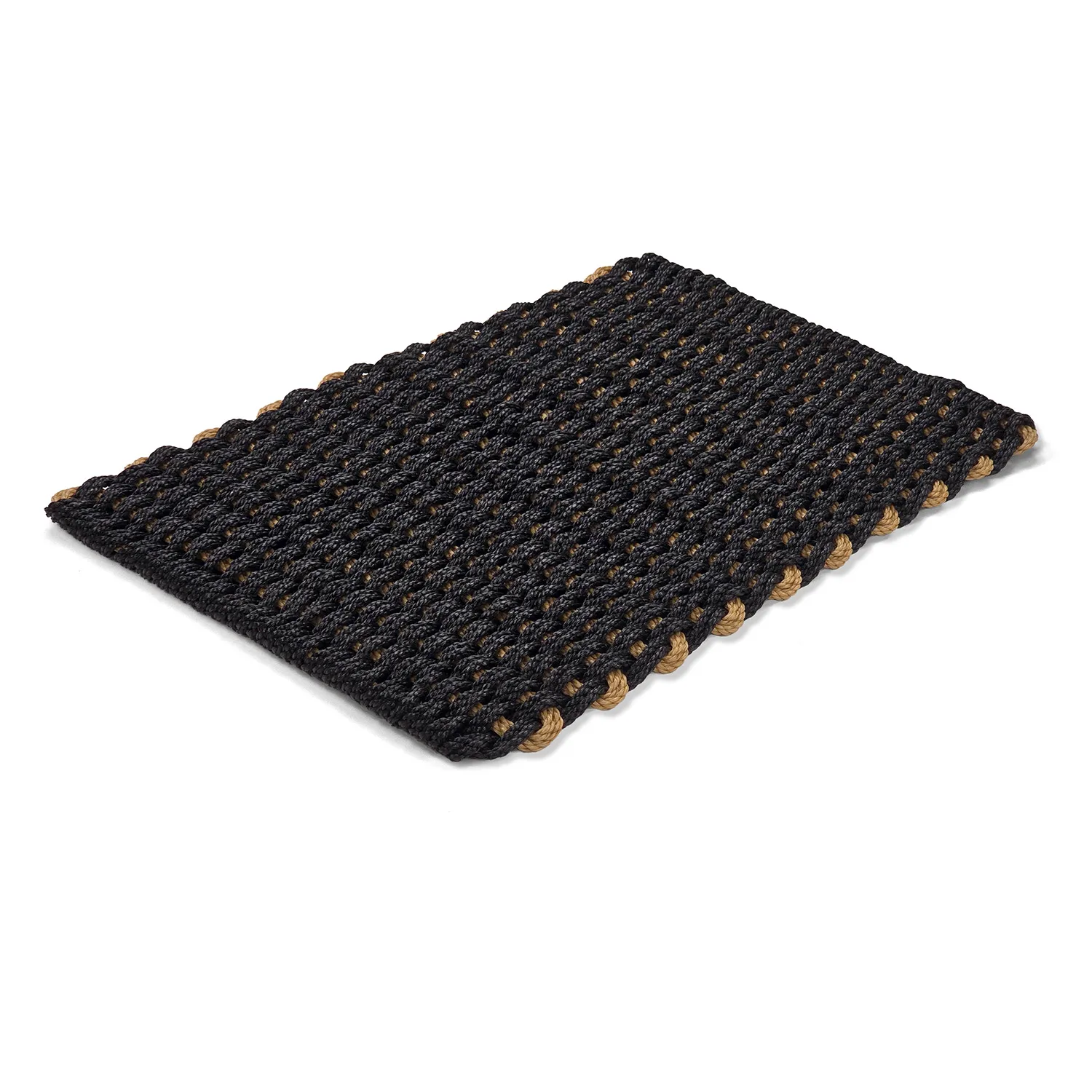 Tapis d’entrée - Araminta (noir/beige)