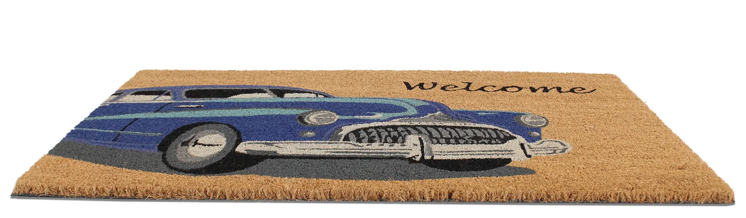 Tapis d’entrée - Car (bleu)