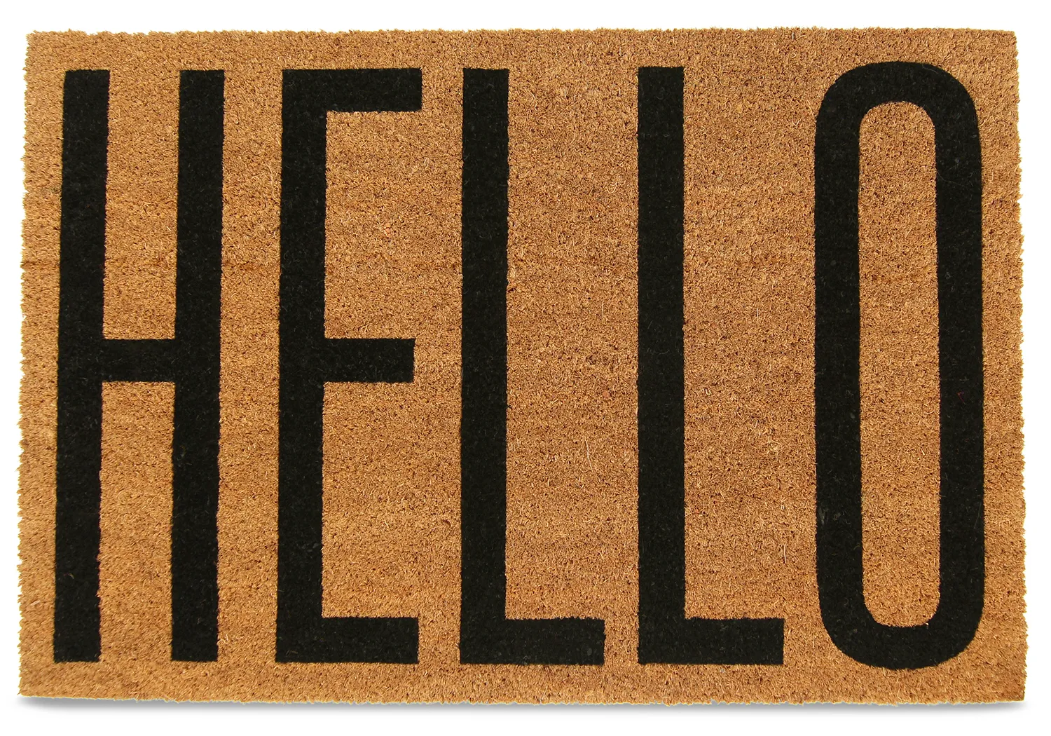 Paillasson - Hello (naturel)