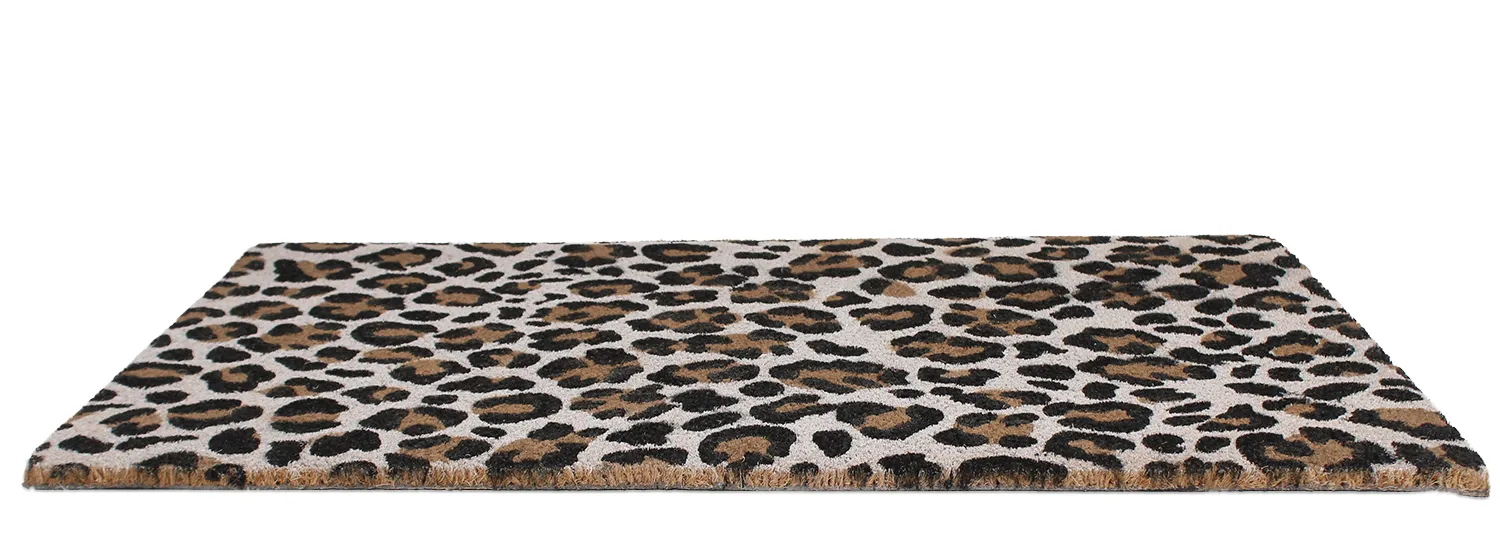 Fußmatte - Leo (schwarz/weiß)