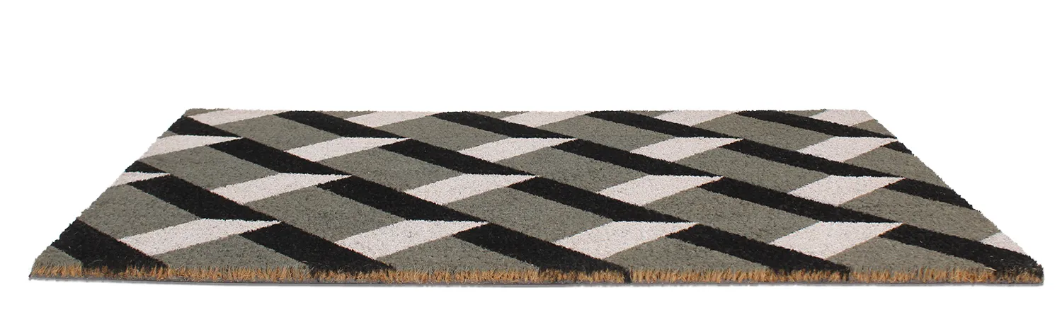 Fußmatte - Paisley (grau)