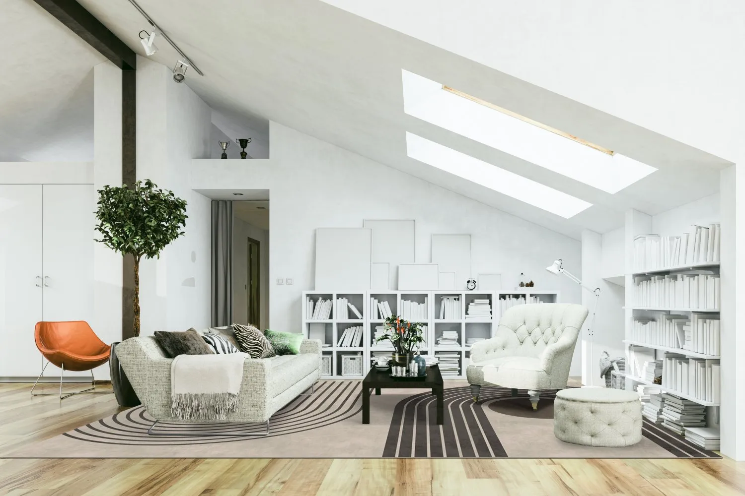 Wilton-Teppich - Moudania (braun/schwarz)