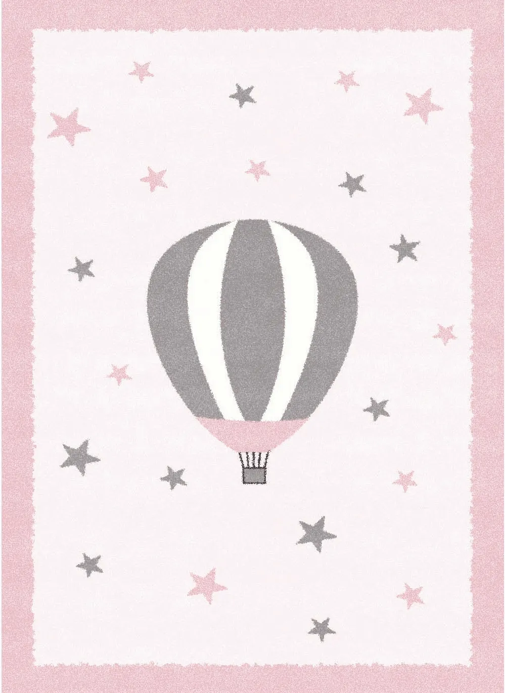 Tapis enfant - Alone Balloon (rose)