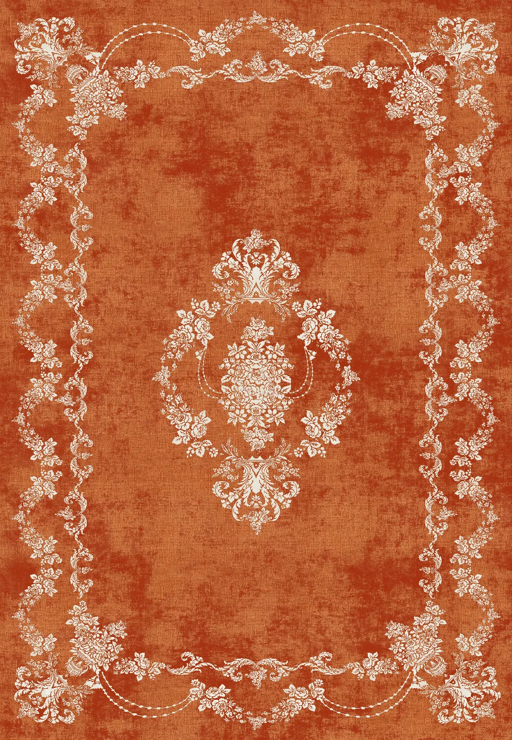Tapis Wilton - Taknis (terre cuite)
