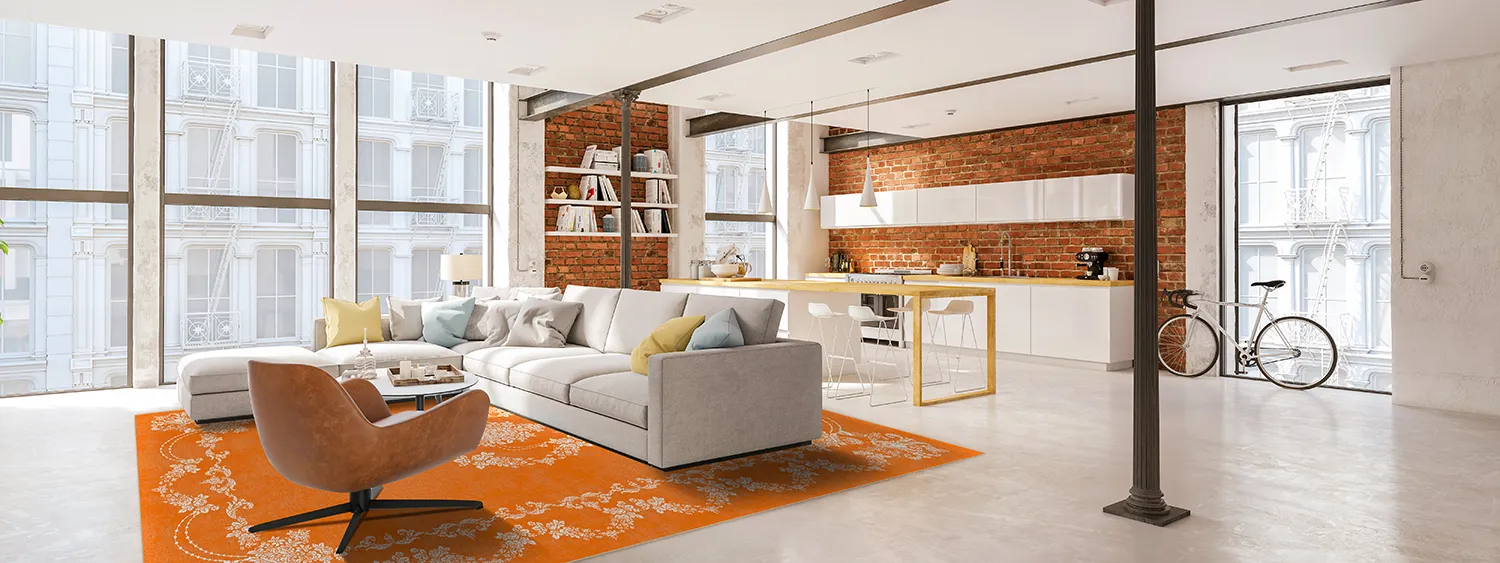 Tapis Wilton - Taknis (orange)